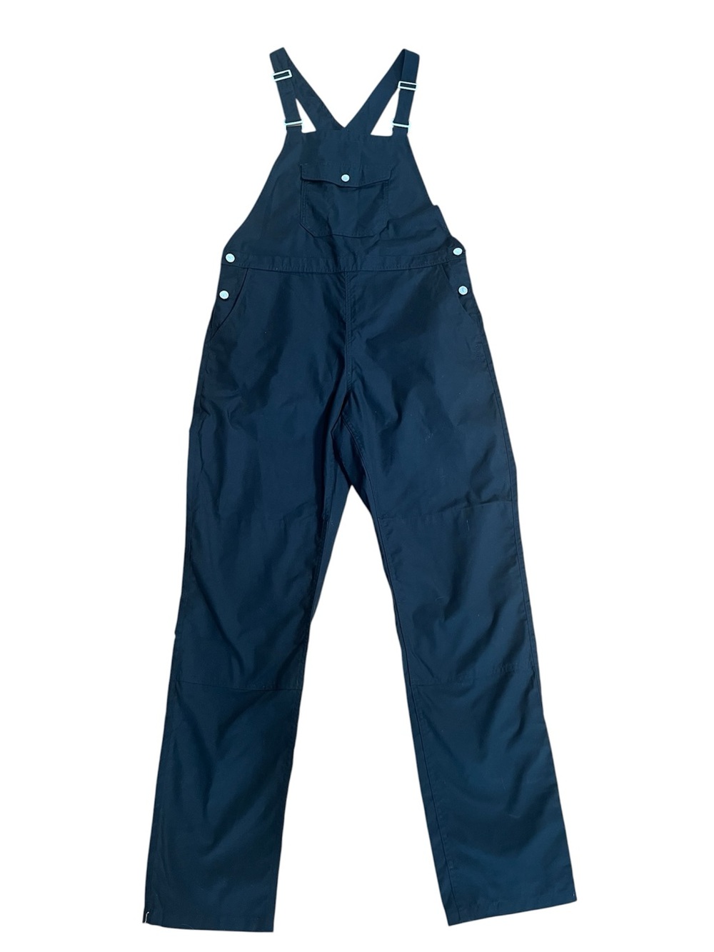 Fjallraven Black Waxed Vardag Dungaree Trousers Gorpcore Pocket Black Overalls - Picture 4 of 15